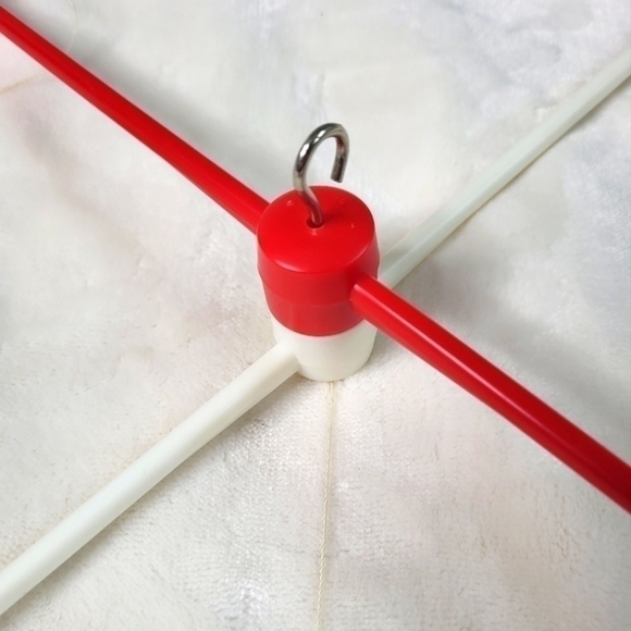 VINTAGE Wooden Baby Crib Mobile. Hand painted - Picture 4 of 5